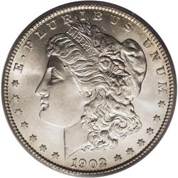 1902-S S$1 MS65 PCGS. A scarce, late-date S-mint dolla