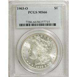 1903-O S$1 MS66 PCGS. A brilliant example of this sati