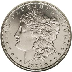 1904-S S$1 MS63 NGC. Although not certified as such, t