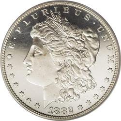 1882 S$1 PR63 Deep Cameo PCGS. The gorgeous deep cameo