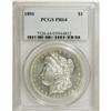 Image 3 : 1891 S$1 PR64 PCGS. PCGS and NGC have certified roughl