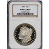 Image 3 : 1891 S$1 PR64 Cameo NGC. The obverse of this pleasing