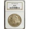 Image 3 : 1921 S$1 MS66 NGC. This caramel-gold Premium Gem has u