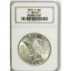 Image 1 : 1923-D S$1 MS65 NGC. This needle-sharp Gem has dazzlin