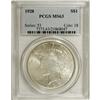 Image 1 : 1928 S$1 MS63 PCGS. This satiny example is lightly fre