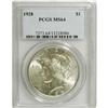 Image 1 : 1928 S$1 MS64 PCGS. A sharply struck, highly lustrous