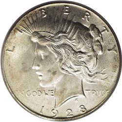 1928 S$1 MS65 PCGS. The Peace dollar mintage of 1928 a
