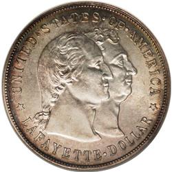1900 S$1 Lafayette Dollar MS64 NGC. DuVall 2-C. A cent