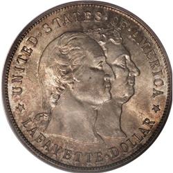 1900 S$1 Lafayette Dollar MS64 PCGS. DuVall 2-C. The h