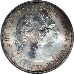 1900 S$1 Lafayette Dollar MS65 PCGS. DuVall 1-B. Apple