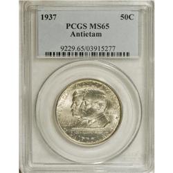 1937 50C Antietam MS65 PCGS. Vibrant luster and a cris