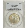 Image 1 : 1935-S 50C Arkansas MS66 PCGS. A frosty Premium Gem wi