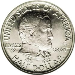 1922 50C Grant with Star MS66 NGC. A fully brilliant a