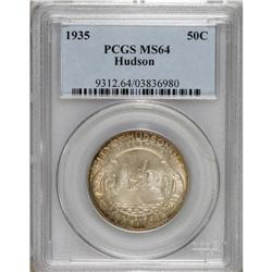 1935 50C Hudson MS64 PCGS. The Hudson celebrates the s