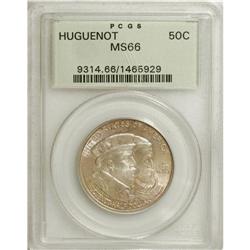 1924 50C Huguenot MS66 PCGS. Glowing luster adorns bot