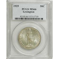 1925 50C Lexington MS66 PCGS. A few speckles of gold c