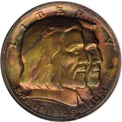 1936 50C Long Island MS67 NGC. Glowing luster exudes f