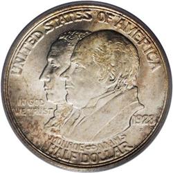 1923-S 50C Monroe MS65 PCGS. The obverse of this unusu