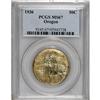 Image 1 : 1936 50C Oregon MS67 PCGS. The Oregon Trail coins were
