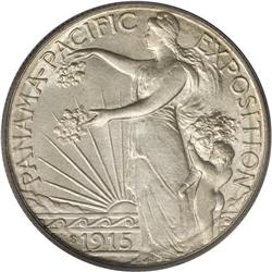 1915-S 50C Panama-Pacific MS66 PCGS. The mintmark is r