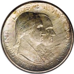 1926 50C Sesquicentennial MS65 NGC. The dies of the Se