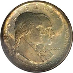 1926 50C Sesquicentennial MS65 NGC. A medley of orange