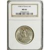 Image 1 : 1938-D 50C Texas MS66 NGC. A satiny Premium Gem that e