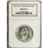 Image 1 : 1947-S 50C Booker T. Washington MS65 Prooflike NGC. Th