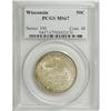 Image 1 : 1936 50C Wisconsin MS67 PCGS. A lovely coating of oliv