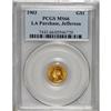 Image 3 : 1903 G$1 Louisiana Purchase/Jefferson MS66 PCGS. Two v