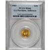 Image 3 : 1903 G$1 Louisiana Purchase/Jefferson MS66 PCGS. Splas