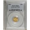 Image 3 : 1904 G$1 Lewis and Clark MS64 PCGS. This example has t