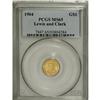 Image 3 : 1904 G$1 Lewis and Clark MS65 PCGS. The sharp initial