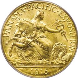 1915-S $2 1/2 Panama-Pacific Quarter Eagle MS65 PCGS.