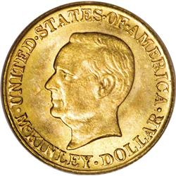 1916 G$1 McKinley MS66 PCGS. Emily Mullins, a Coin Wor