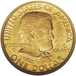 1922 G$1 Grant with Star MS64 NGC. This is a sharply d