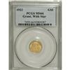 Image 3 : 1922 G$1 Grant with Star MS66 PCGS. A solidly struck a