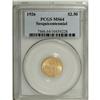 Image 1 : 1926 $2 1/2 Sesquicentennial MS64 PCGS. The yellow-gol