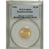 Image 1 : 1926 $2 1/2 Sesquicentennial MS64 PCGS. A lovely near-