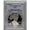 Image 3 : 1995-W S$1 Silver Eagle PR69 Deep Cameo PCGS. Unimprov