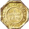 Image 2 : 1853 $1 Liberty Octagonal 1 Dollar, BG-526, High R.6,
