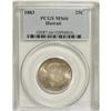 Image 3 : 1883 25C Hawaii Quarter MS66 PCGS. Breen-8033. Repunch