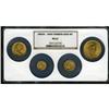 Image 1 : Four Coin Indian and Saint-Gaudens Gold Type Set. MS63