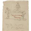 Image 1 : Walt Disney Studio Autographed Scroll (1942)