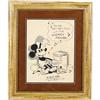 Mickey Mouse Fan Card Illustration Original Art