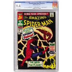 The Amazing Spider-Man Annual #4 CGC NM 9.4