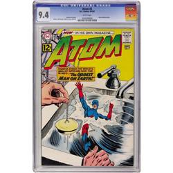The Atom #2 (DC, 1962) CGC NM 9.4 White pages.