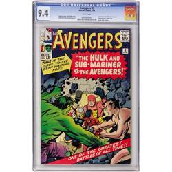 The Avengers #3 (Marvel, 1964) CGC NM 9.4 White