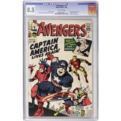 The Avengers #4 (Marvel, 1964) CGC VF+ 8.5