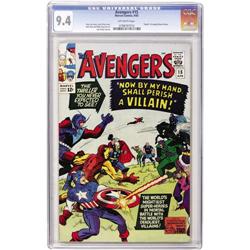 The Avengers #15 (Marvel, 1965) CGC NM 9.4